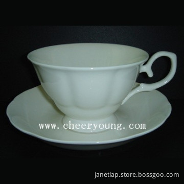 Bone China Cup and Saucer (CY-B544)